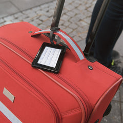 kwmobile Kofferanhänger Adressanhänger Koffer Tag - Namensschild Schulranzen Gepäck Anhänger - Reise Gepäckanhänger