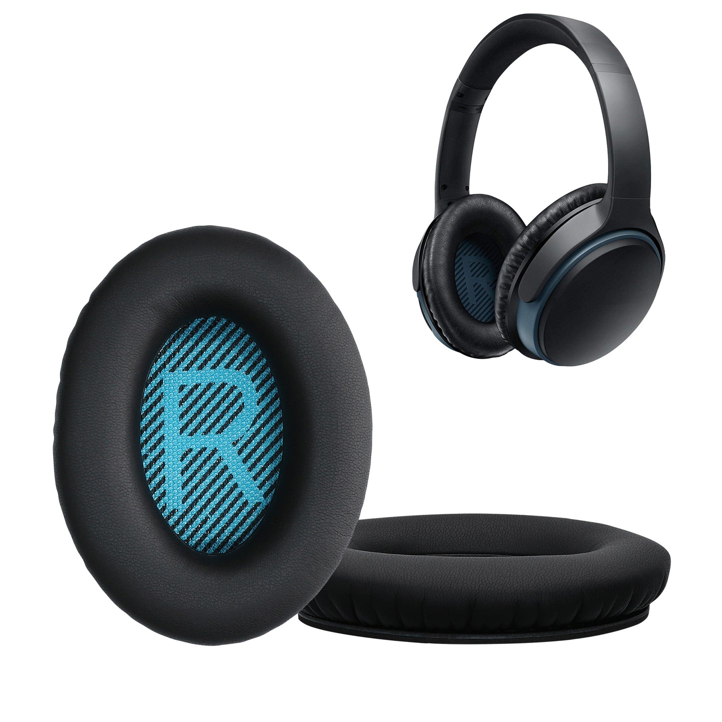 kwmobile Ohr Polster für Bose Soundlink Around-Ear Wireless II - Ersatz Ohrpolster - Kopfhörer Ersatzteile - Kopfhörer Ersatzpolster für Over Ear Headphones