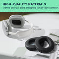 kwmobile Ohr Polster für Sennheiser PX360 / MM550-X / MM450-X Ohrpolster Ersatz Ohrpolster Kopfhörer Ersatzteile Kopfhörer Ersatzpolster für Over Ear Headphones