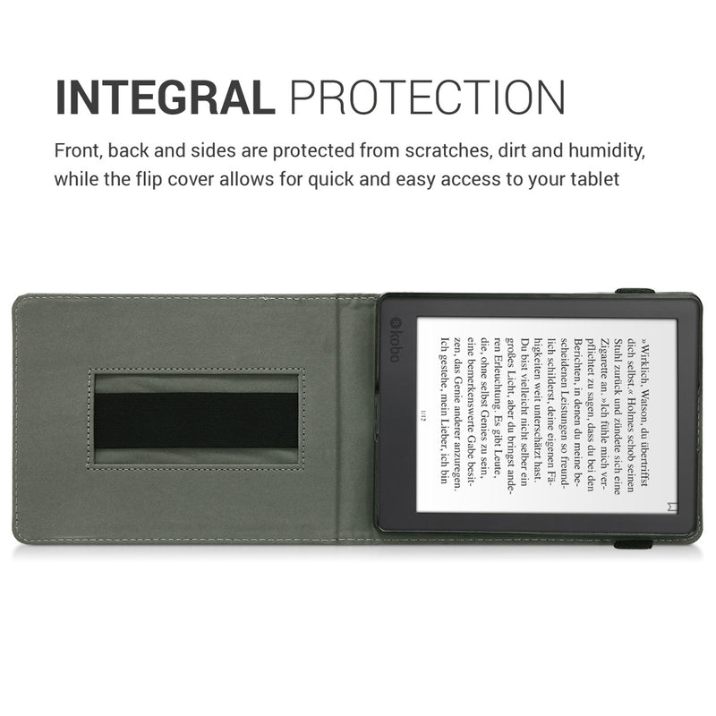 Kobo Aura H2O Edition 2 eReader Hülle mit Schlaufe und Ständer