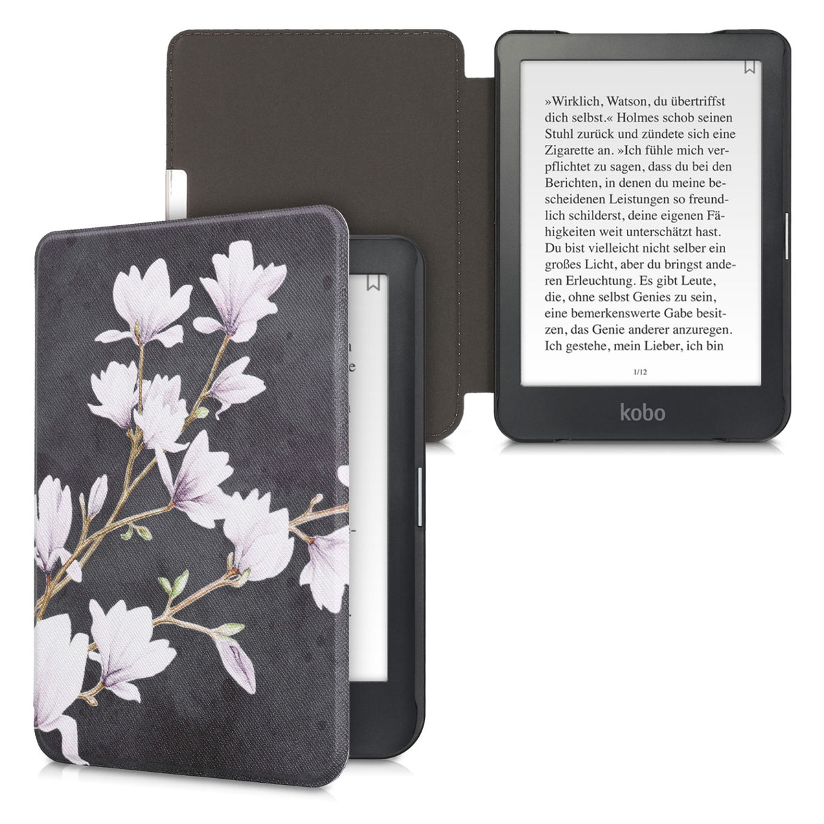 Kobo Clara HD mit Auto-Sleep eReader Flip Case