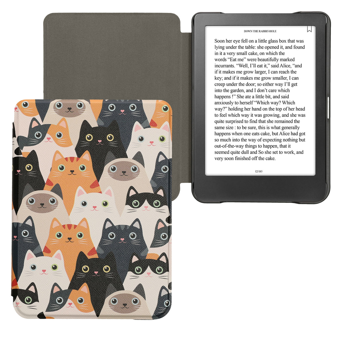 Kobo Clara HD mit Auto-Sleep eReader Flip Case