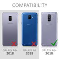 kwmobile Handyhülle für Samsung Galaxy A6+/A6 Plus (2018) Hülle - Silikon Case - Schutzhülle Cover