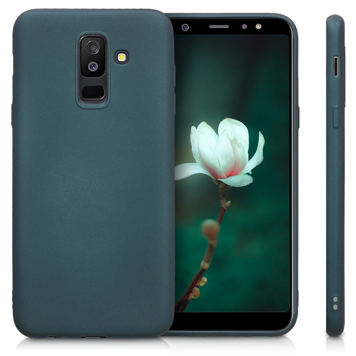kwmobile Handyhülle für Samsung Galaxy A6+/A6 Plus (2018) Hülle - Silikon Case - Schutzhülle Cover