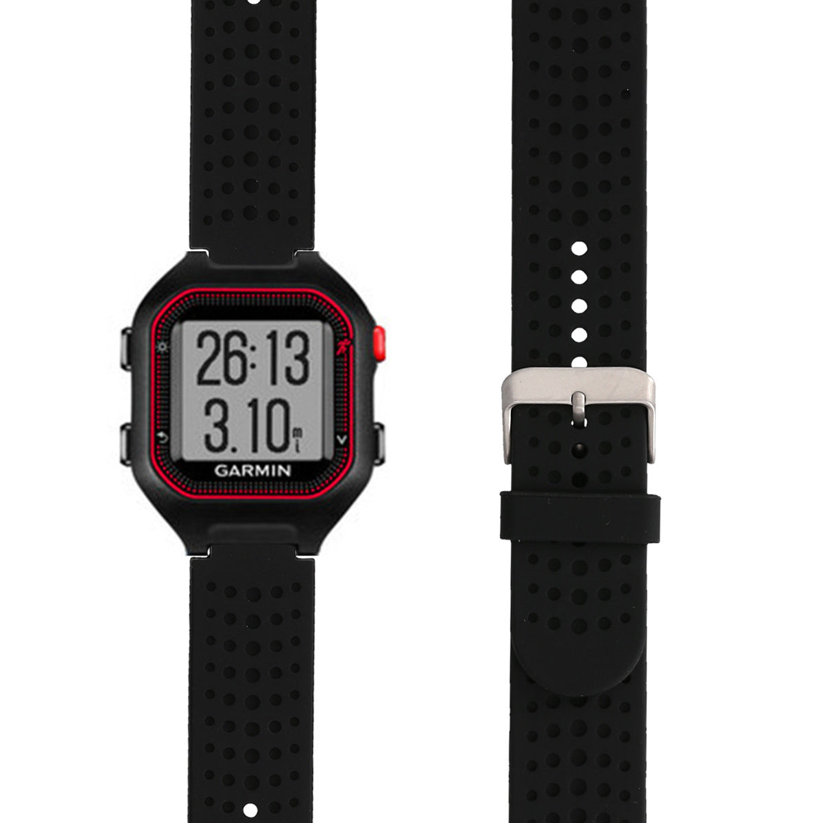 kwmobile Silikon Uhrenarmband für Garmin Forerunner 25 Armband Ersatzarmband für Fitnesstracker Wechselarmband