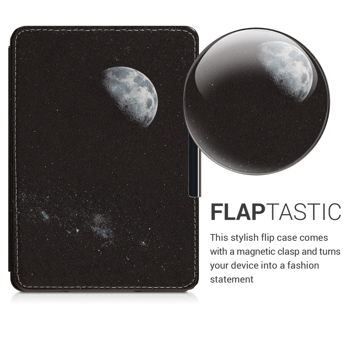kwmobile Schutzhülle für Amazon Kindle Paperwhite Hülle - eReader Flip Case mit Auto Sleep Funktion
