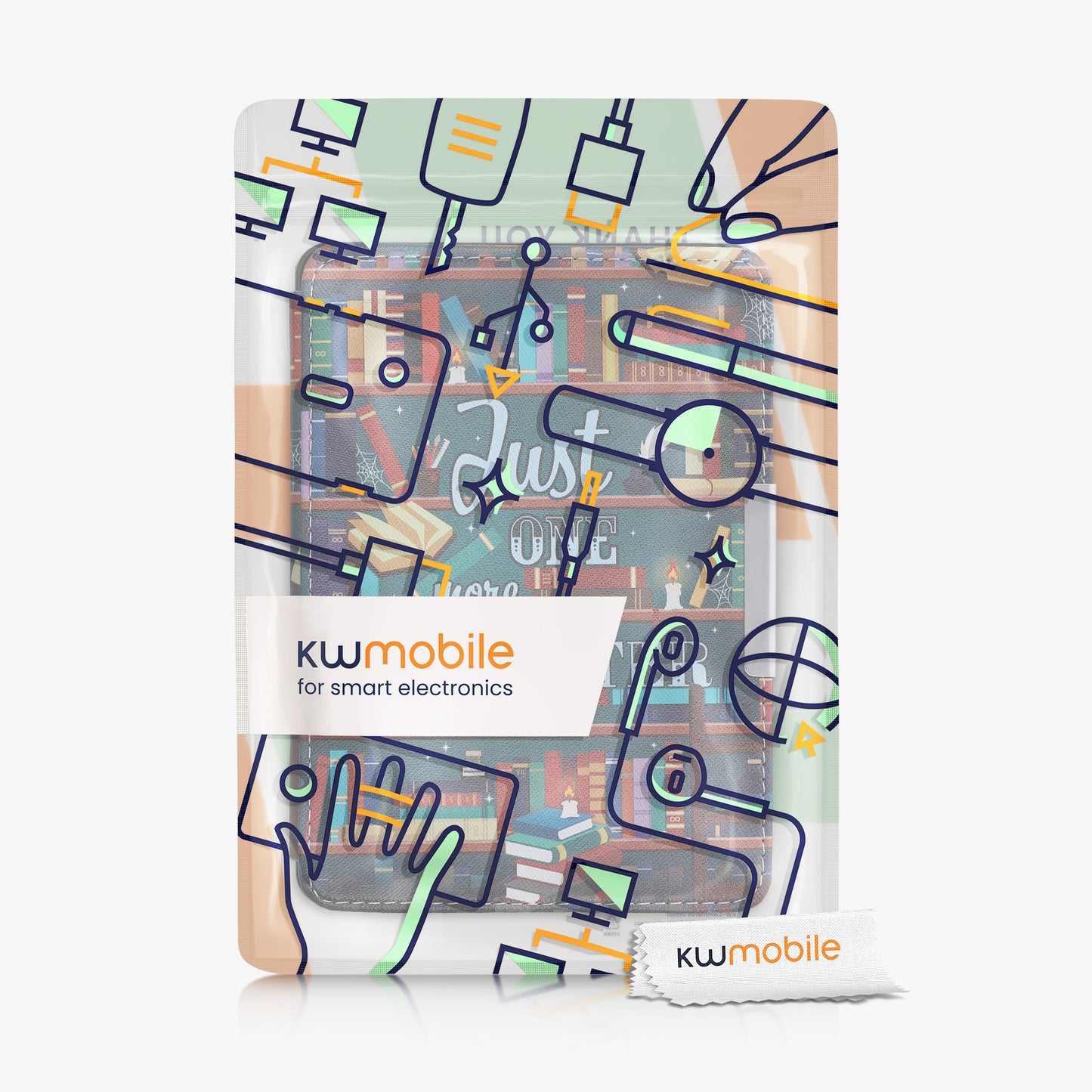 kwmobile Schutzhülle für Amazon Kindle Paperwhite Hülle - eReader Flip Case mit Auto Sleep Funktion
