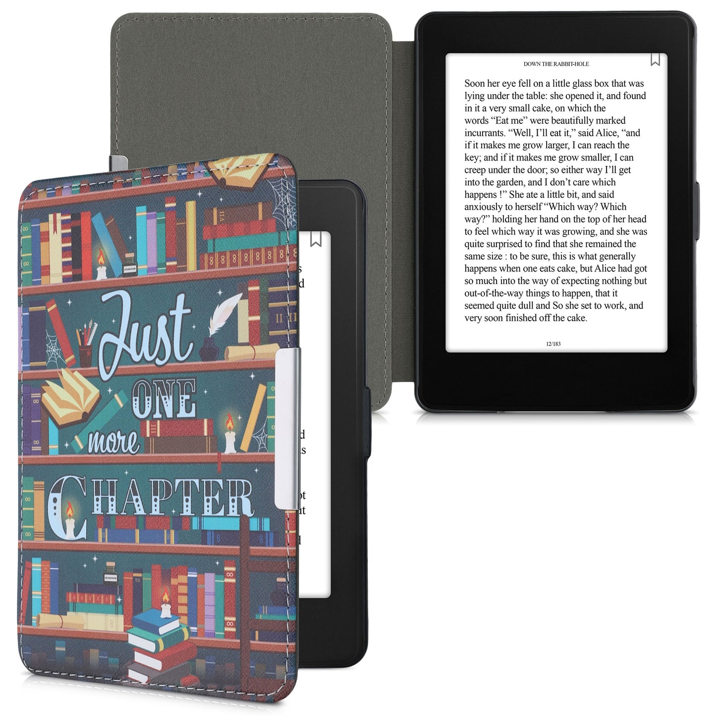 kwmobile Schutzhülle für Amazon Kindle Paperwhite Hülle - eReader Flip Case mit Auto Sleep Funktion