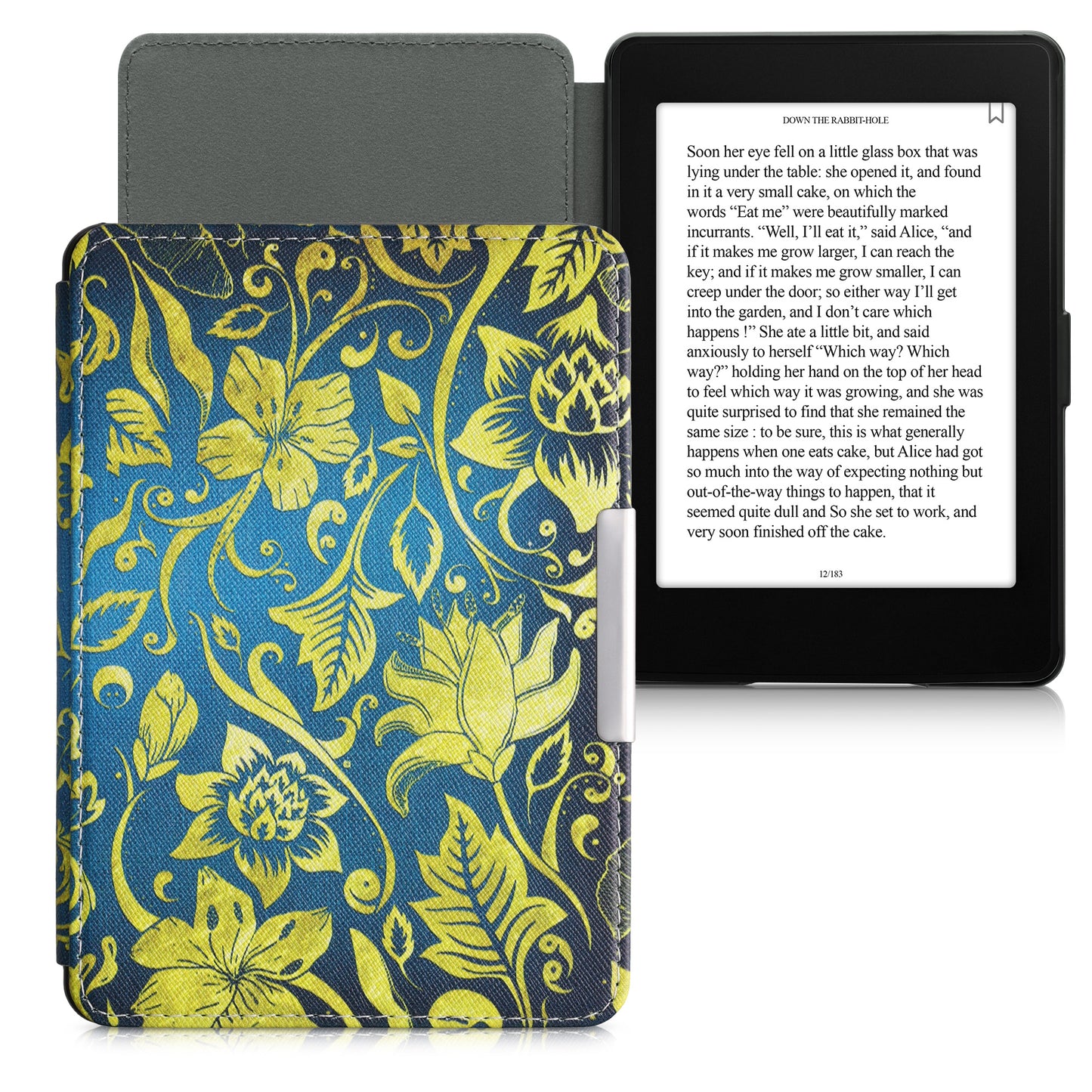 kwmobile Schutzhülle für Amazon Kindle Paperwhite Hülle - eReader Flip Case mit Auto Sleep Funktion