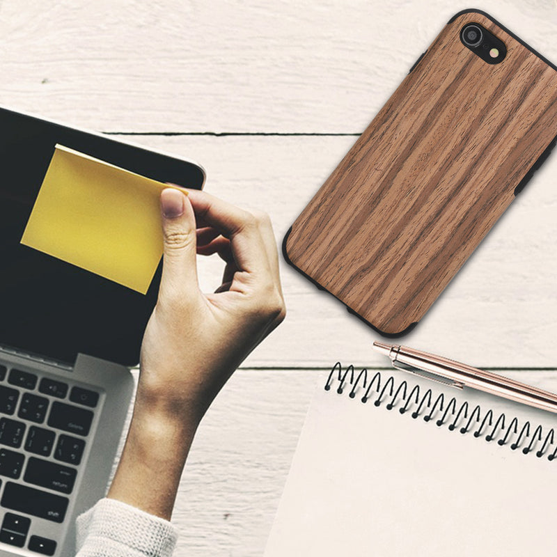 Apple iPhone SE (2022) / SE (2020) / 8 / 7 Backcover Holzmaserung