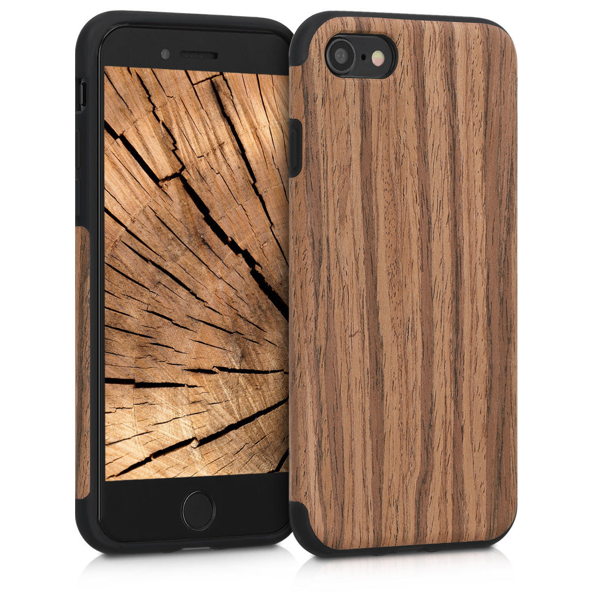 Apple iPhone SE (2022) / SE (2020) / 8 / 7 Backcover Holzmaserung