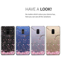 Samsung Galaxy A8 (2018) transparente Silikon Handyhülle