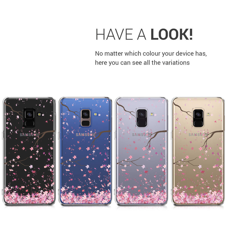 kwmobile Case kompatibel mit Samsung Galaxy A8 (2018) - Hülle Silikon transparent