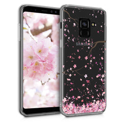 Samsung Galaxy A8 (2018) transparente Silikon Handyhülle
