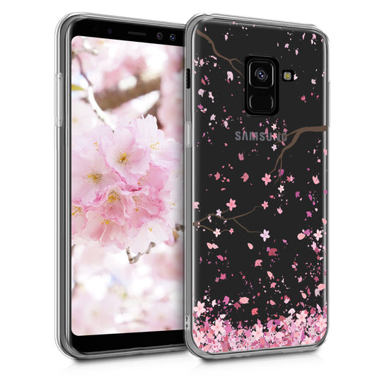 kwmobile Case kompatibel mit Samsung Galaxy A8 (2018) - Hülle Silikon transparent