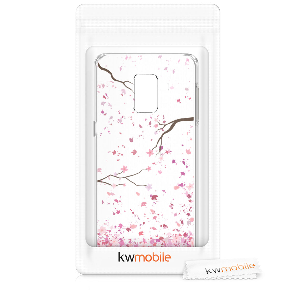 kwmobile Case kompatibel mit Samsung Galaxy A8 (2018) - Hülle Silikon transparent