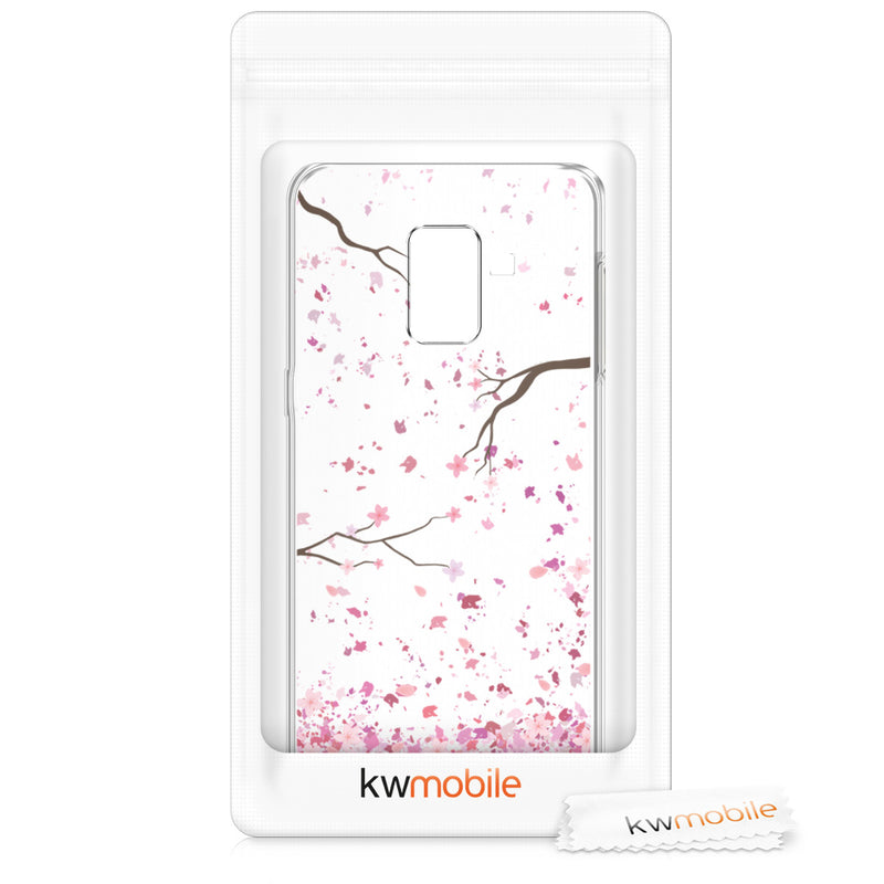 kwmobile Case kompatibel mit Samsung Galaxy A8 (2018) - Hülle Silikon transparent