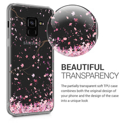 Samsung Galaxy A8 (2018) transparente Silikon Handyhülle