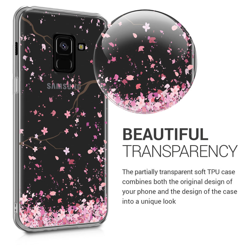 kwmobile Case kompatibel mit Samsung Galaxy A8 (2018) - Hülle Silikon transparent