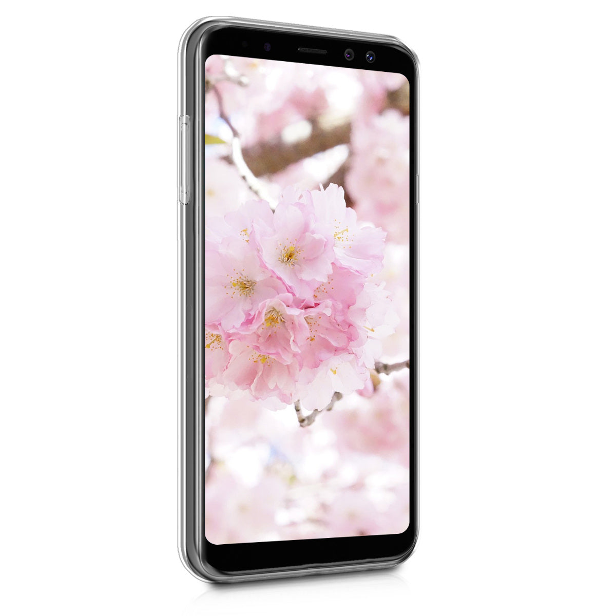 kwmobile Case kompatibel mit Samsung Galaxy A8 (2018) - Hülle Silikon transparent