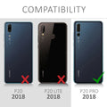 kwmobile Handyhülle für Huawei P20 Pro Hülle - Case mit TPU Bumper - Stoßfestes Hardcase - Schutzhülle Cover