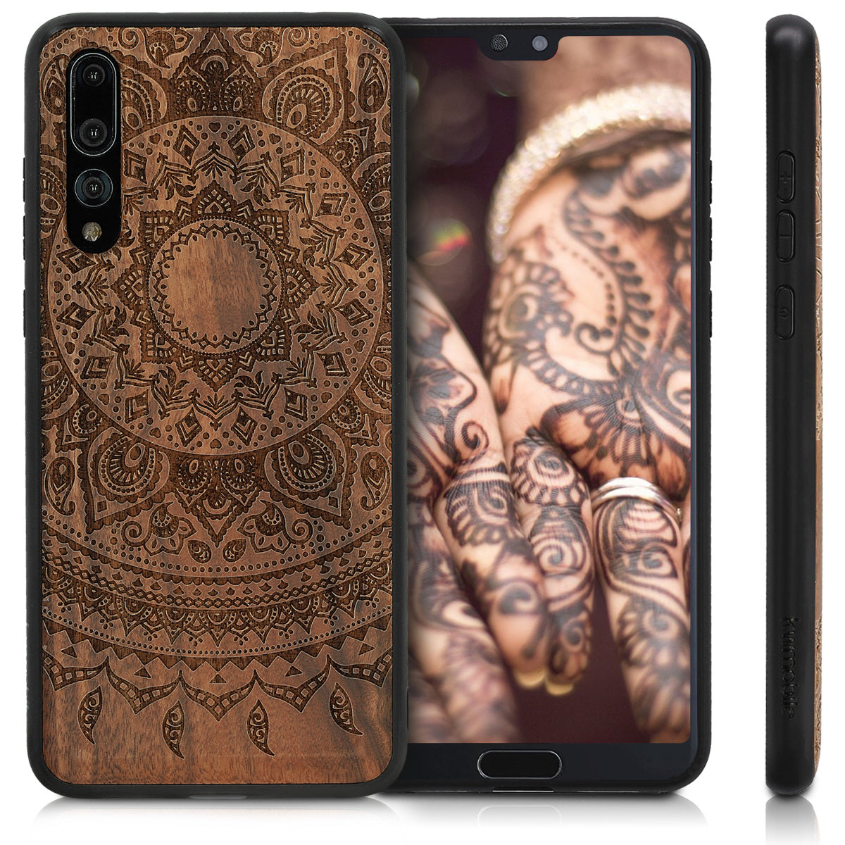 kwmobile Handyhülle für Huawei P20 Pro Hülle - Case mit TPU Bumper - Stoßfestes Hardcase - Schutzhülle Cover