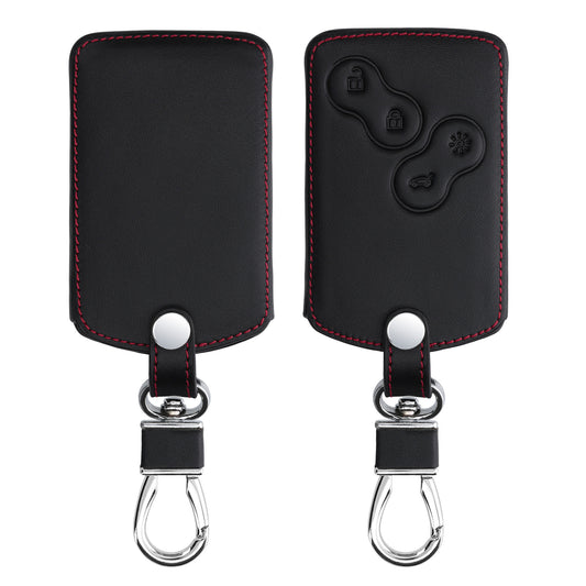 kwmobile Schlüsselhülle für Renault 4-Tasten Autoschlüssel Karte (nur Keyless Go) Hülle - Autoschlüssel Schlüssel Hülle - Schlüsselcover aus Kunstleder