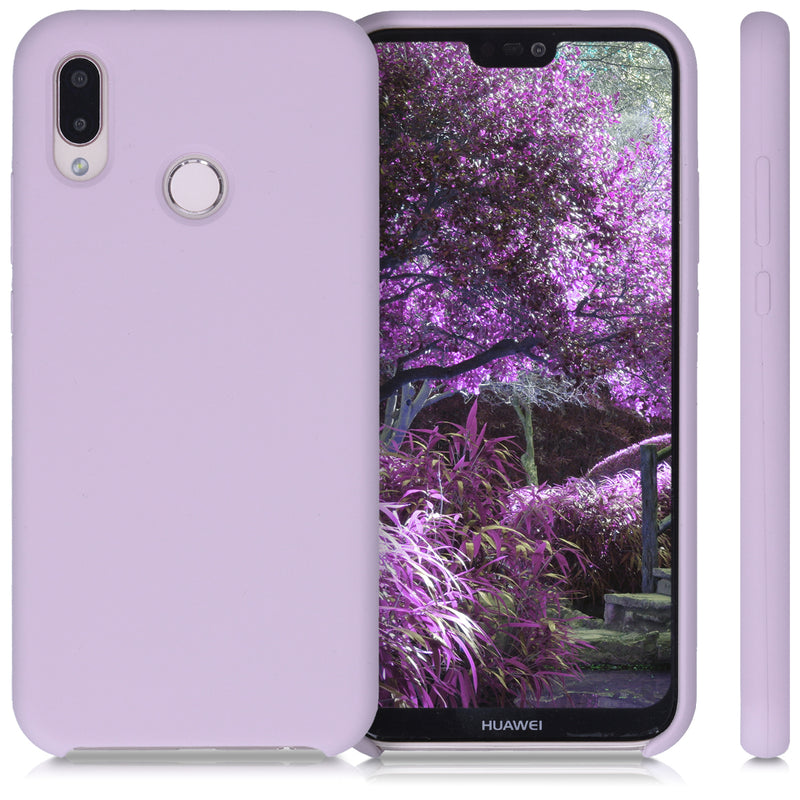 kwmobile Handyhülle für Huawei P20 Lite Hülle - Case Silikon - Kabelloses Laden - Schutzhülle Cover