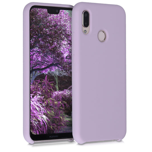 kwmobile Handyhülle für Huawei P20 Lite Hülle - Case Silikon - Kabelloses Laden - Schutzhülle Cover