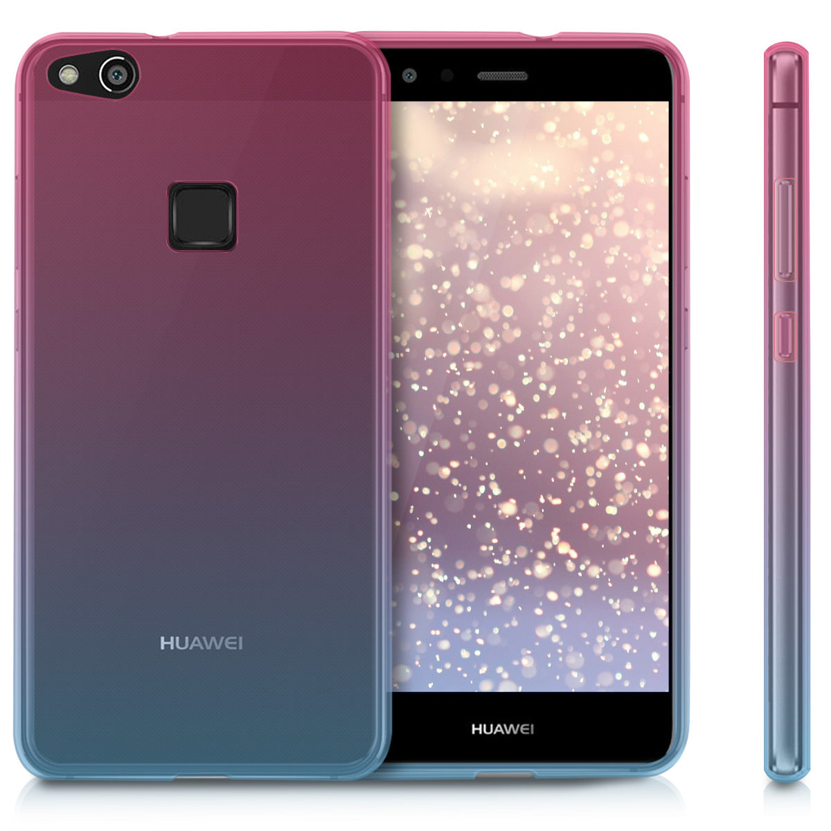 kwmobile Case kompatibel mit Huawei P10 Lite - Hülle Handy - Handyhülle Transparent