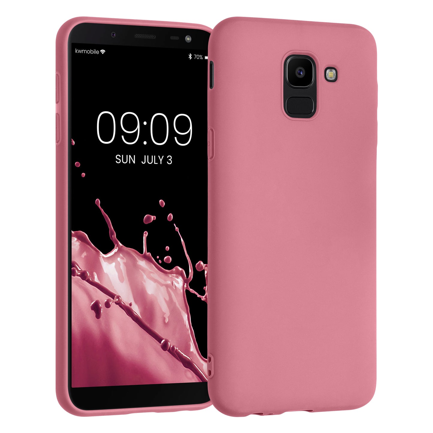 kwmobile Handyhülle für Samsung Galaxy J6 - Kabelloses Laden - Schutzhülle Cover