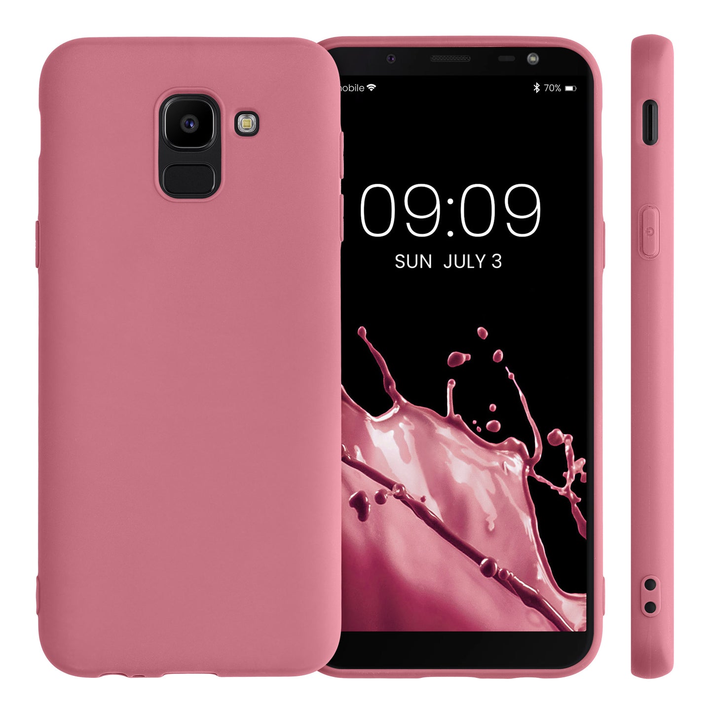 kwmobile Handyhülle für Samsung Galaxy J6 - Kabelloses Laden - Schutzhülle Cover