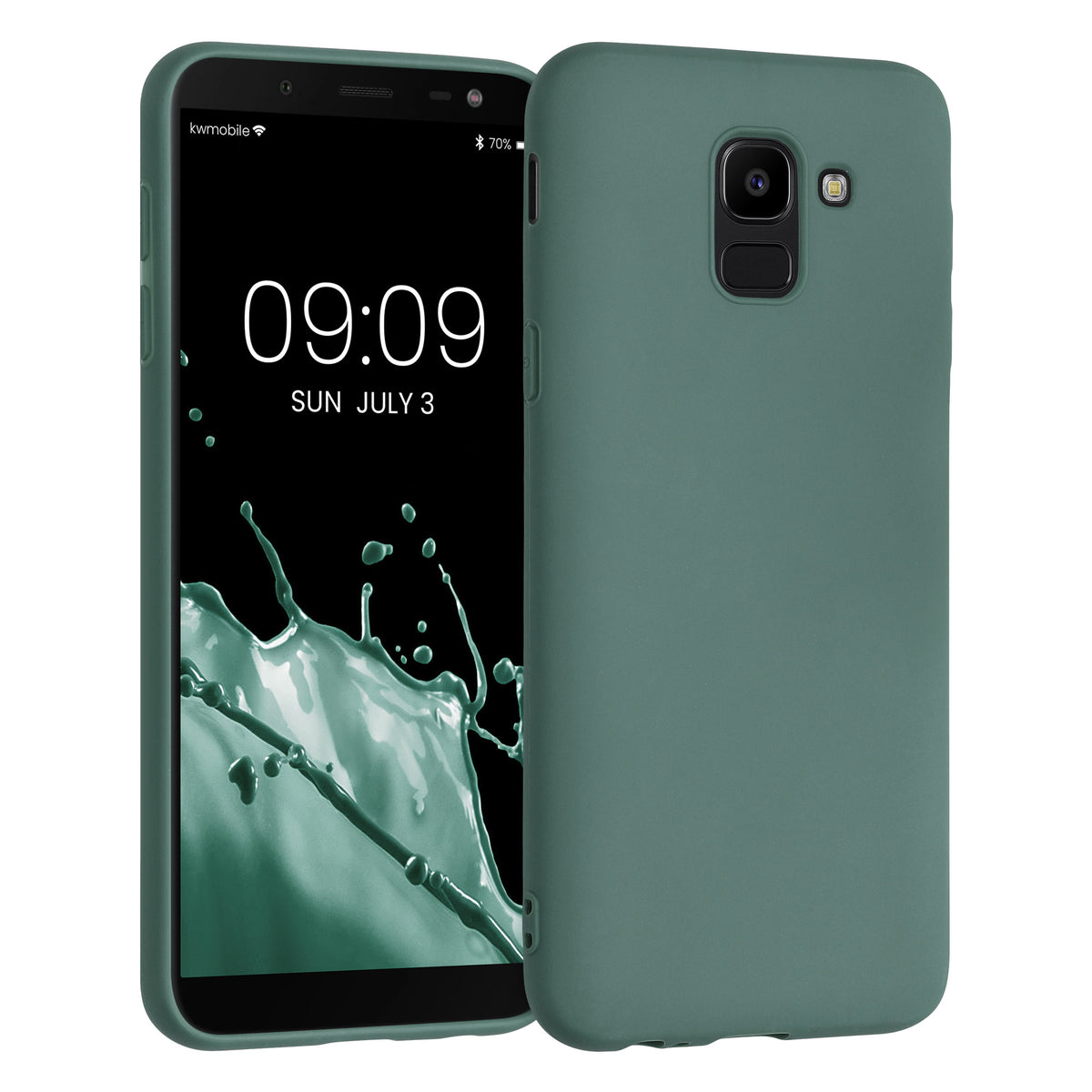 kwmobile Handyhülle für Samsung Galaxy J6 - Kabelloses Laden - Schutzhülle Cover