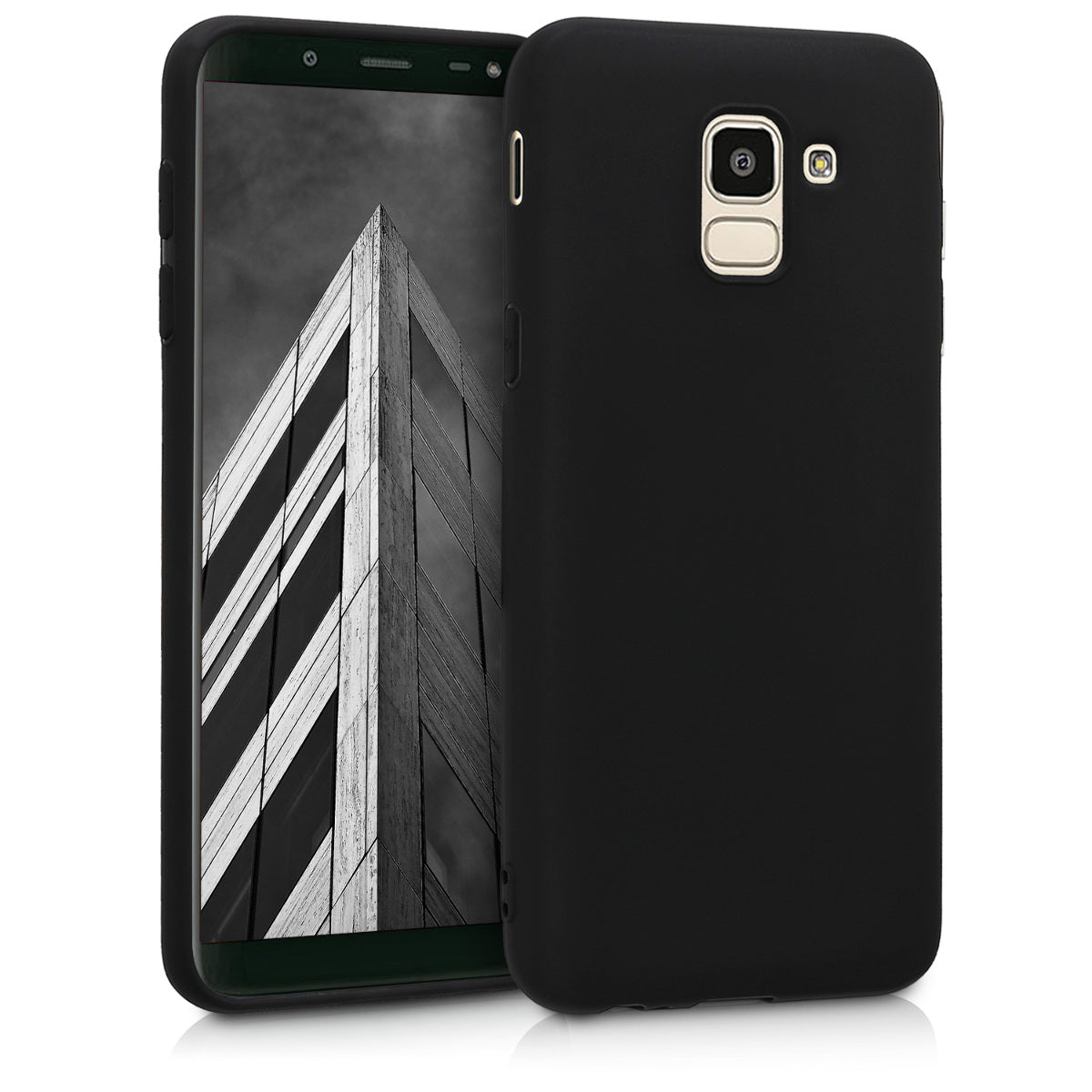 kwmobile Handyhülle für Samsung Galaxy J6 - Kabelloses Laden - Schutzhülle Cover