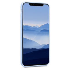 iPhone XS Max Handyhülle Silikon Hellblau