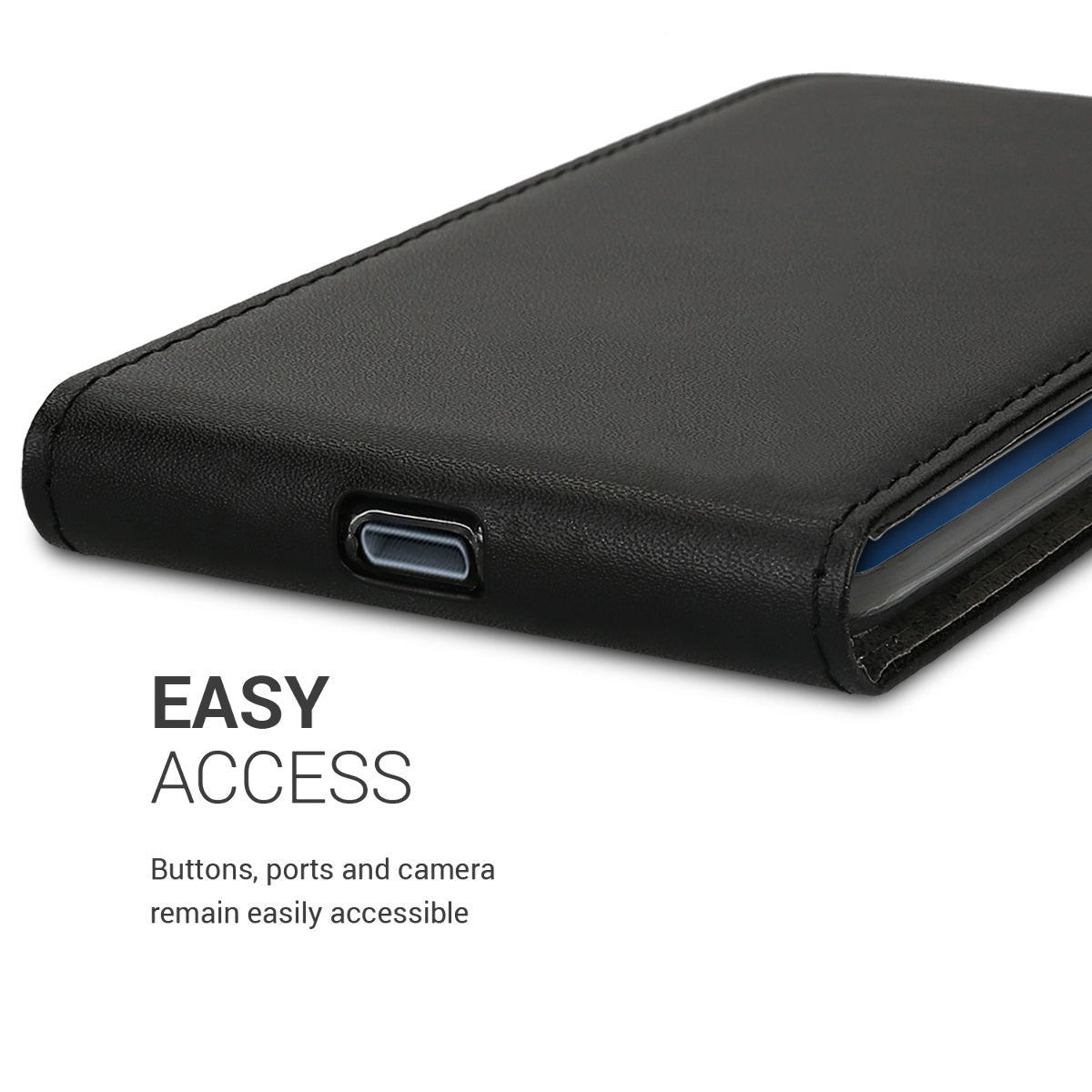 kwmobile Schutzhülle kompatibel mit Apple iPhone XR - Hülle Handy - Flip Case Handyhülle