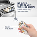 Kunstleder Hülle für Peugeot Citroen 3-Tasten Smartkey Autoschlüssel (nur Keyless Go) Autoschlüssel