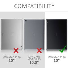 kwmobile Tablet Schutzfolie kompatibel mit Huawei MediaPad T5 10 Folie Full Screen Protector Tablet Displayfolie
