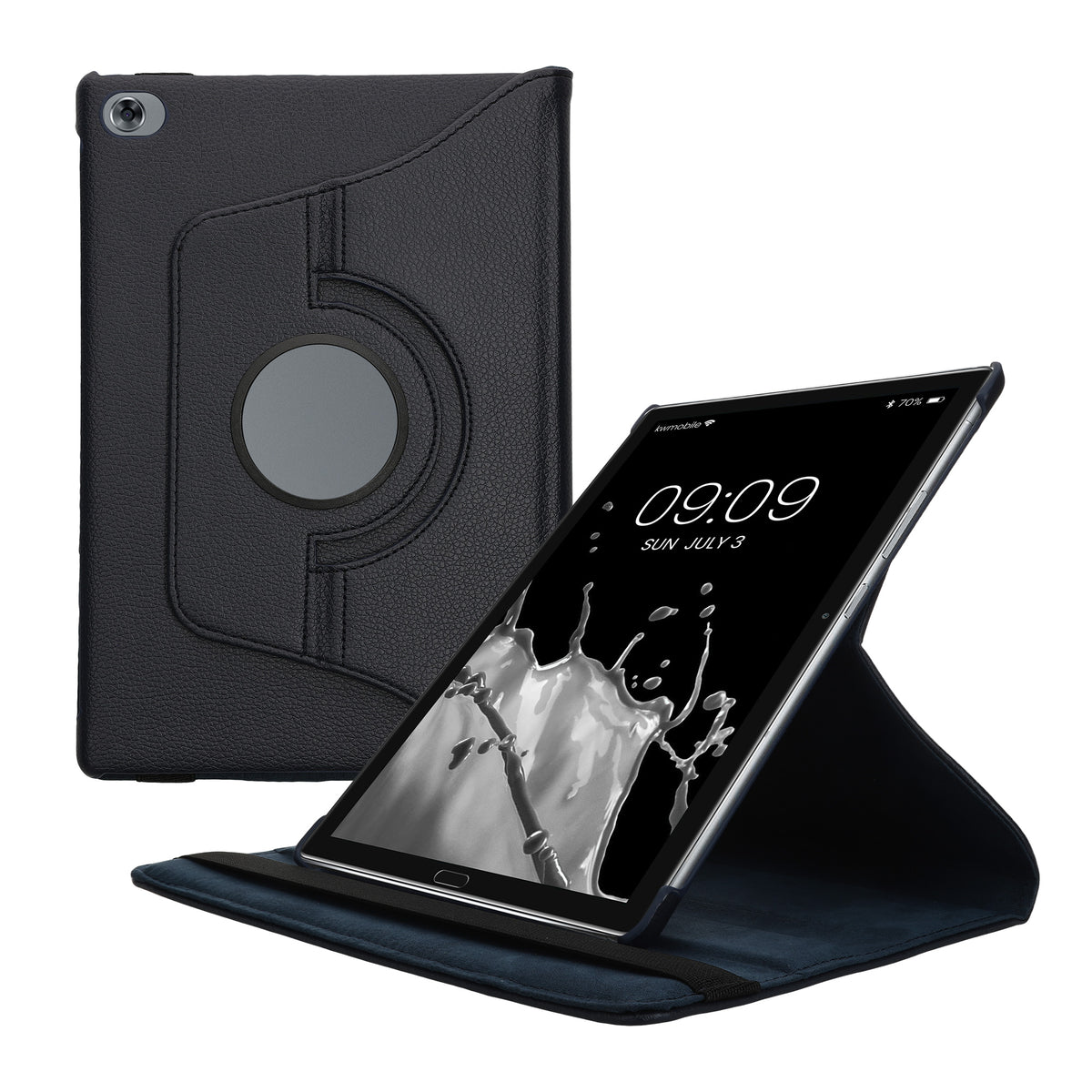 kwmobile Schutzhülle kompatibel mit Huawei MediaPad M5 Lite 10 - Hülle 360° Tablet Cover Case