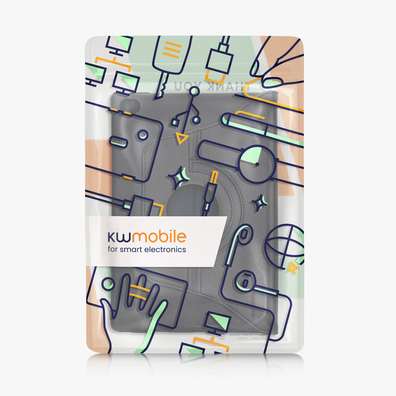 kwmobile Schutzhülle kompatibel mit Huawei MediaPad M5 Lite 10 - Hülle 360° Tablet Cover Case