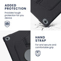 kwmobile Schutzhülle kompatibel mit Huawei MediaPad M5 Lite 10 - Hülle 360° Tablet Cover Case