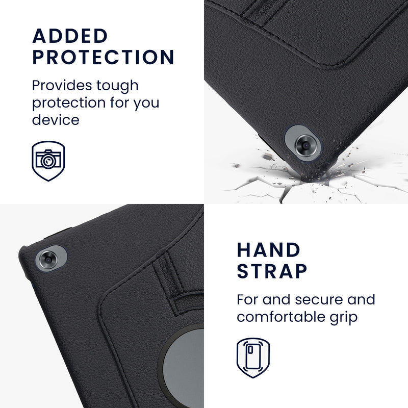 kwmobile Schutzhülle kompatibel mit Huawei MediaPad M5 Lite 10 - Hülle 360° Tablet Cover Case