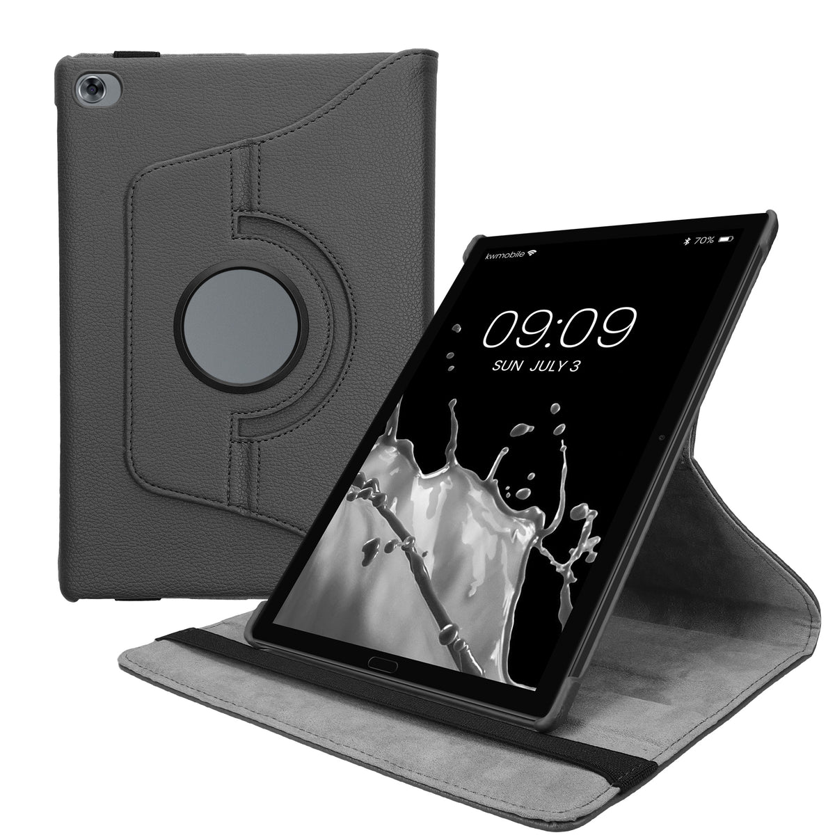 kwmobile Schutzhülle kompatibel mit Huawei MediaPad M5 Lite 10 - Hülle 360° Tablet Cover Case