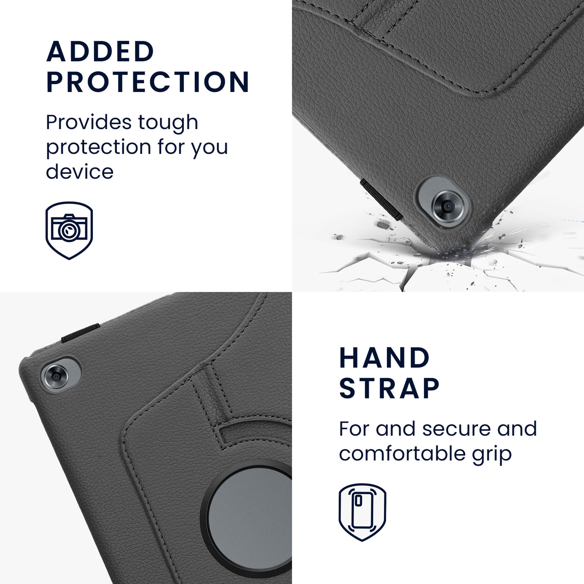 kwmobile Schutzhülle kompatibel mit Huawei MediaPad M5 Lite 10 - Hülle 360° Tablet Cover Case