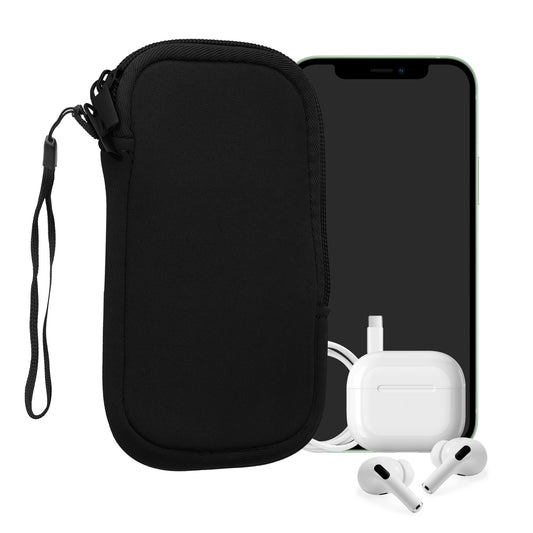 kwmobile Handytasche für Smartphones - 4,5" - Handy Tasche mit Reißverschluss - Handyhülle universal