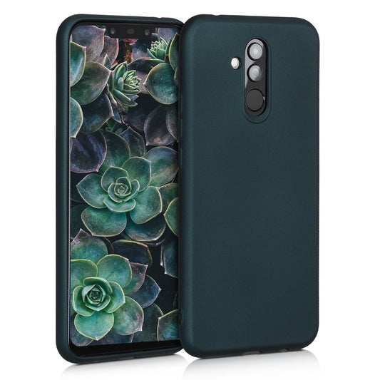 kwmobile Handyhülle für Huawei Mate 20 Lite Hülle - Silikon Case metallisch schimmernd - Schutzhülle Cover