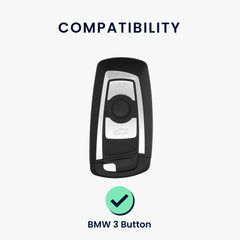 BMW 3-Tasten Funk Autoschlüssel (nur Keyless Go) Schlüsselhülle