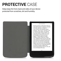 eReader Flip Case für Pocketbook Touch Lux 4/5/Touch HD 3/Color (2020)/ Vivlio Lux 5 mit Auto-Sleep