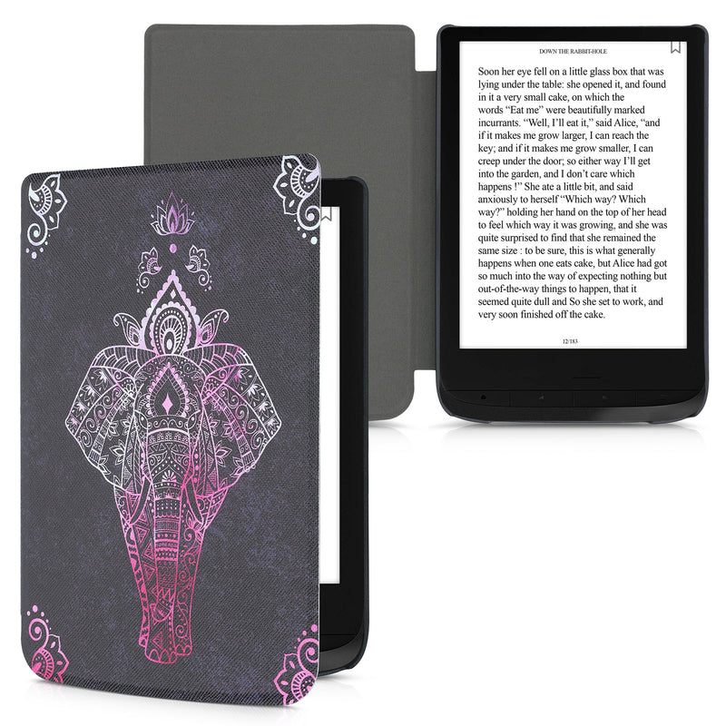 eReader Flip Case für Pocketbook Touch Lux 4/5/Touch HD 3/Color (2020)/ Vivlio Lux 5 mit Auto-Sleep
