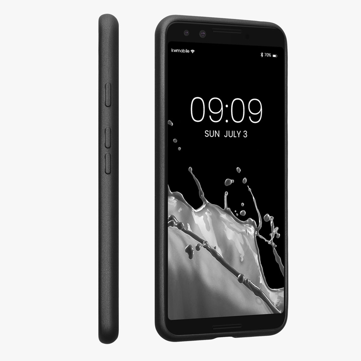 kwmobile Handyhülle für Google Pixel 3 Hülle - Silikon Case schimmernd - Schutzhülle Cover